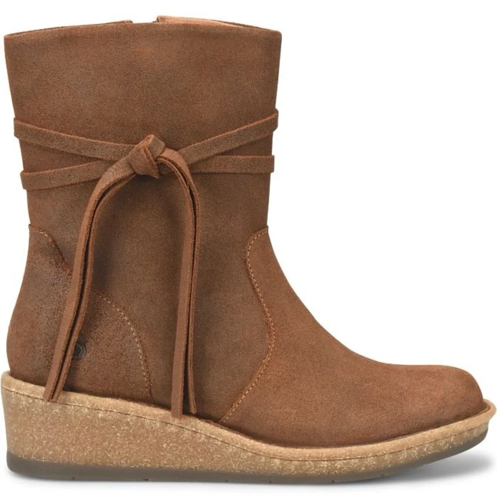 Born Vinton Leather Boots, size 7.5, zip up sides - Picture 4 of 11